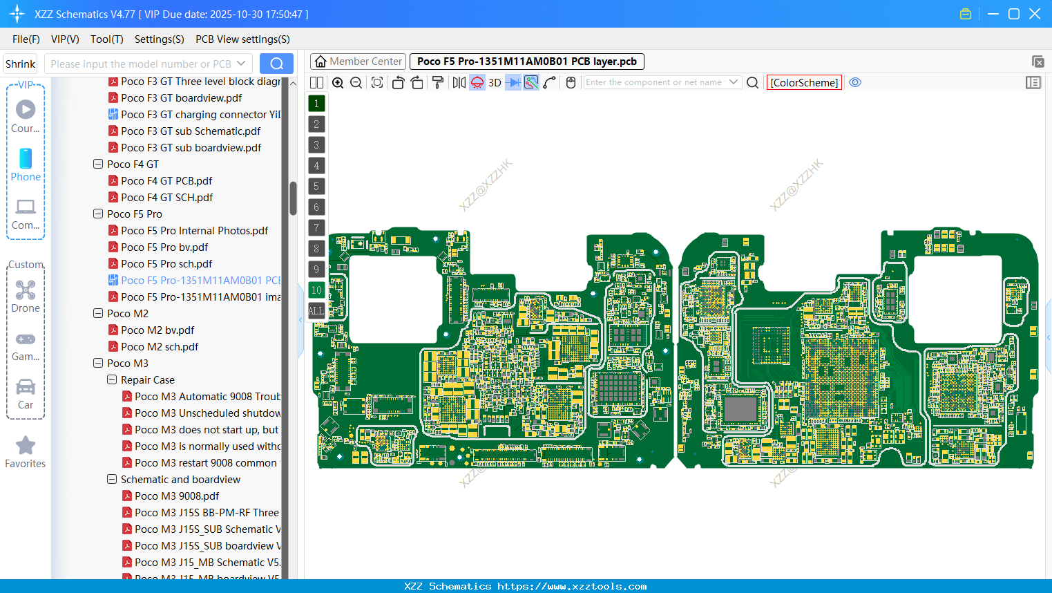 Xiaomi Poco F5 Pro-1351M11AM0B01 PCB Layer